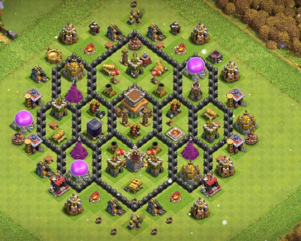 coc th8 trophy base link anti everything
