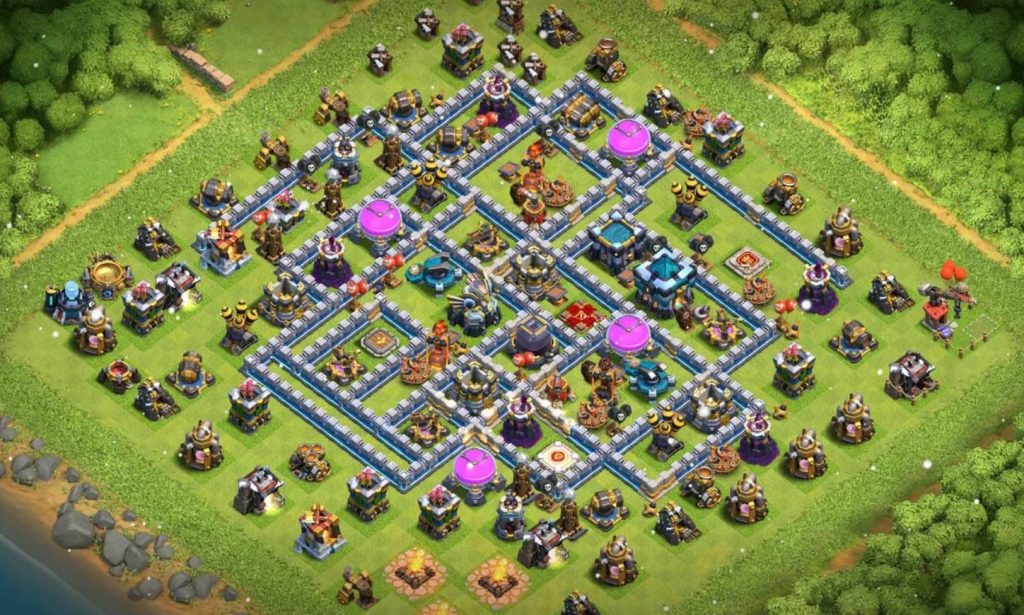 coc town hall 13 farming base