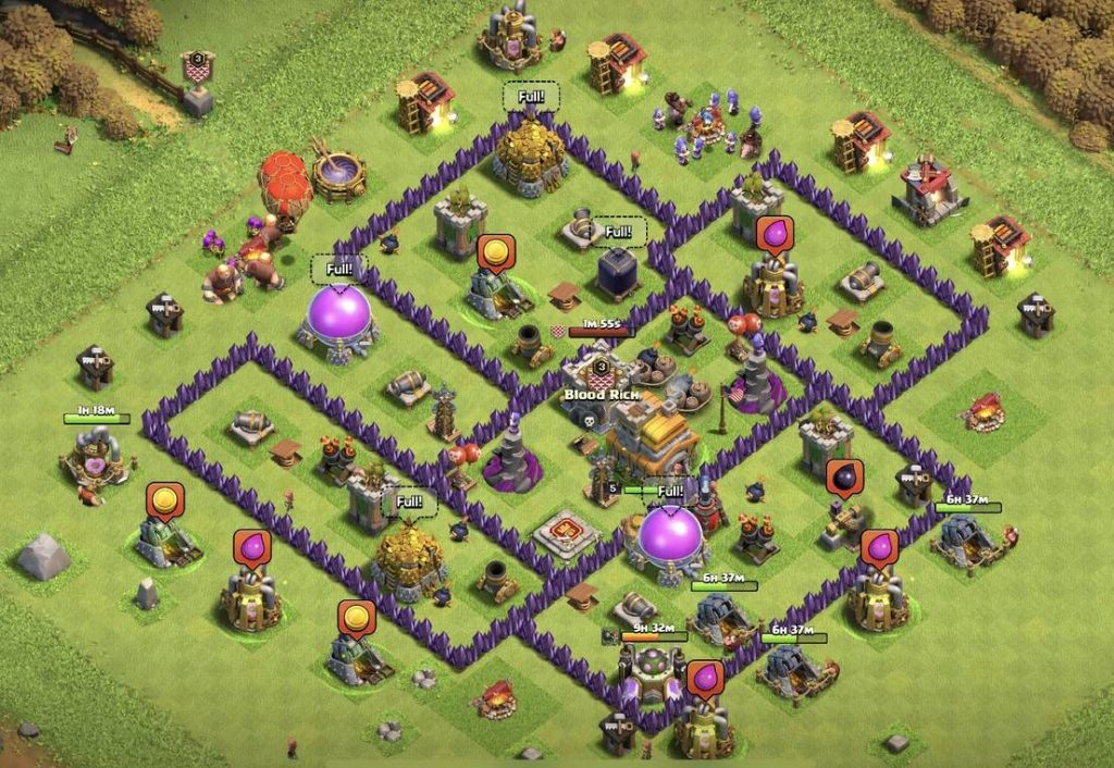 coc trophy town hall 7 base link