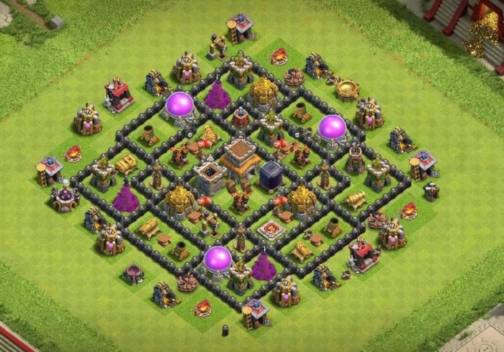 cwl war unbeatable th8 base with link