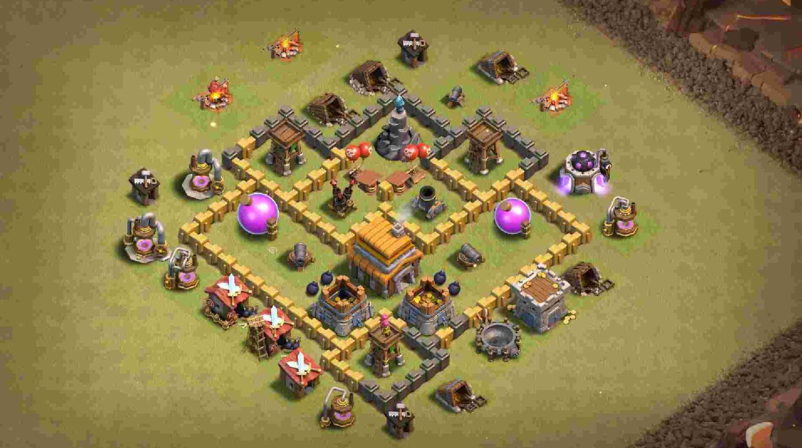 excellent town hall 5 hybrid layout link