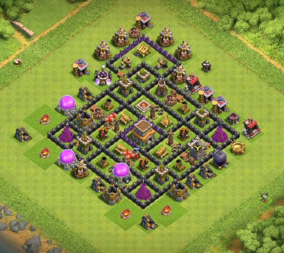 excellent town hall 8 trophy layout link