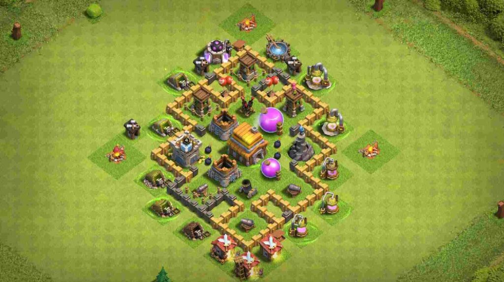 exceptional town hall 5 farming base anti 2 star