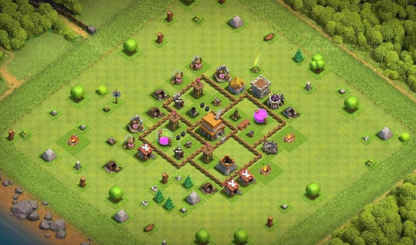 exceptional town hall 5 hybrid base anti 2 star