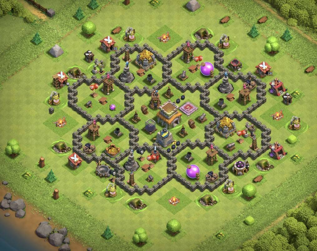 exceptional town hall 8 hybrid layout link