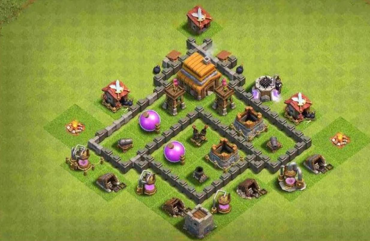 good level 4 hybrid base design link