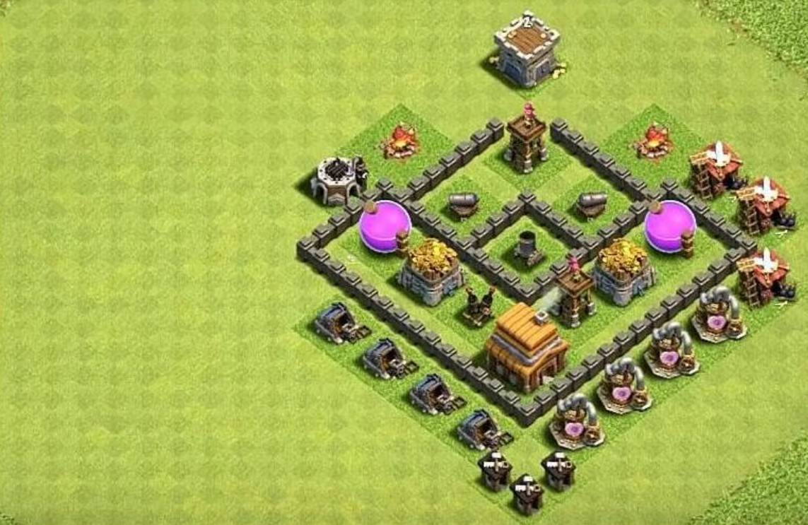 good level 4 hybrid base layout link anti 3 stars