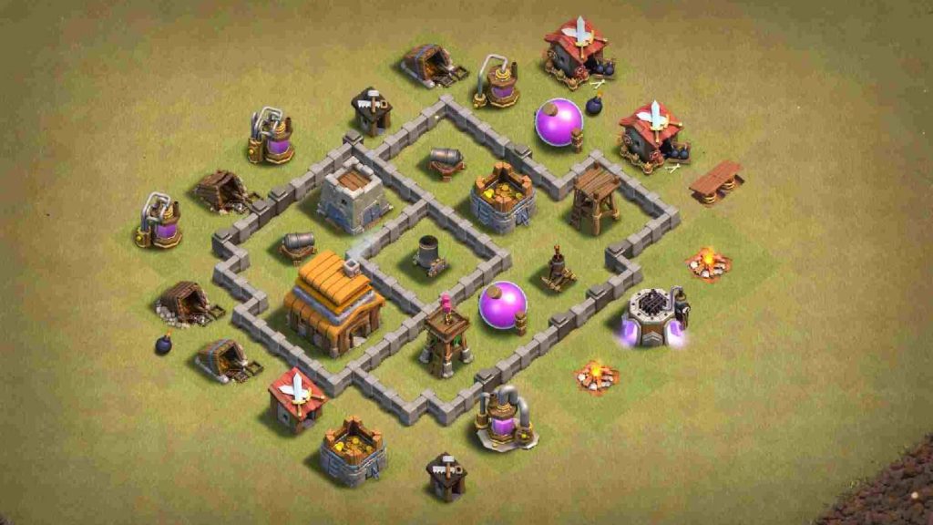 good level 4 war base design link