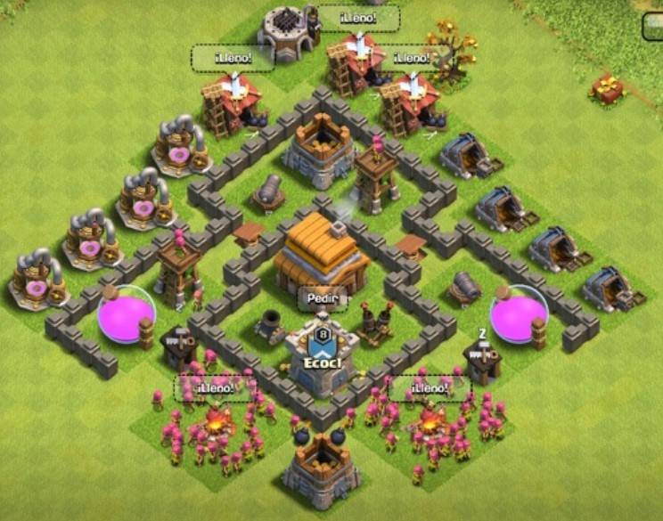 good level 4 war base layout link anti 3 stars