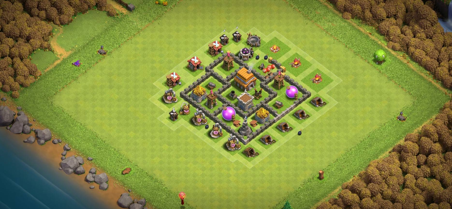 good level 5 hybrid base design link