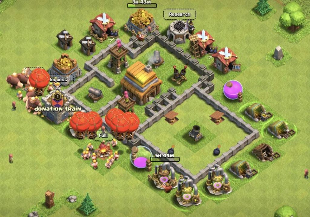 klaus gaming th4 war base