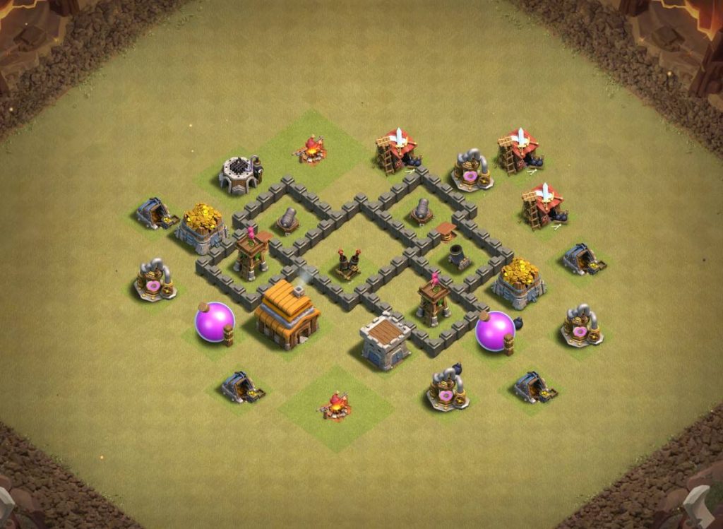 level 4 war village link