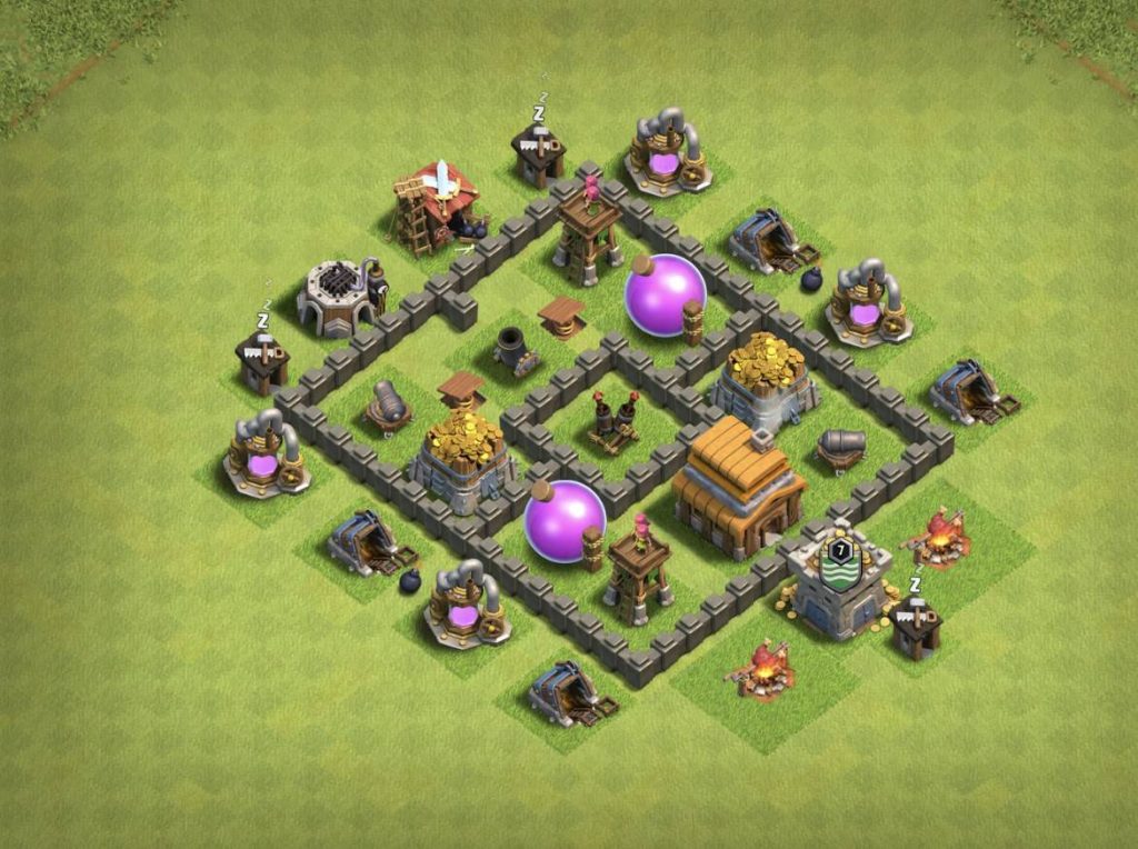 max th4 war base anti everything