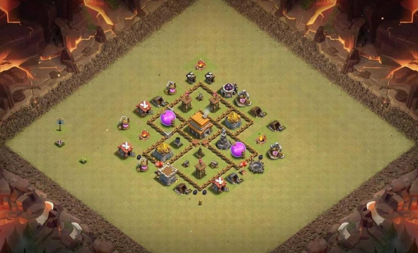 new best th5 hybrid base layout 2023