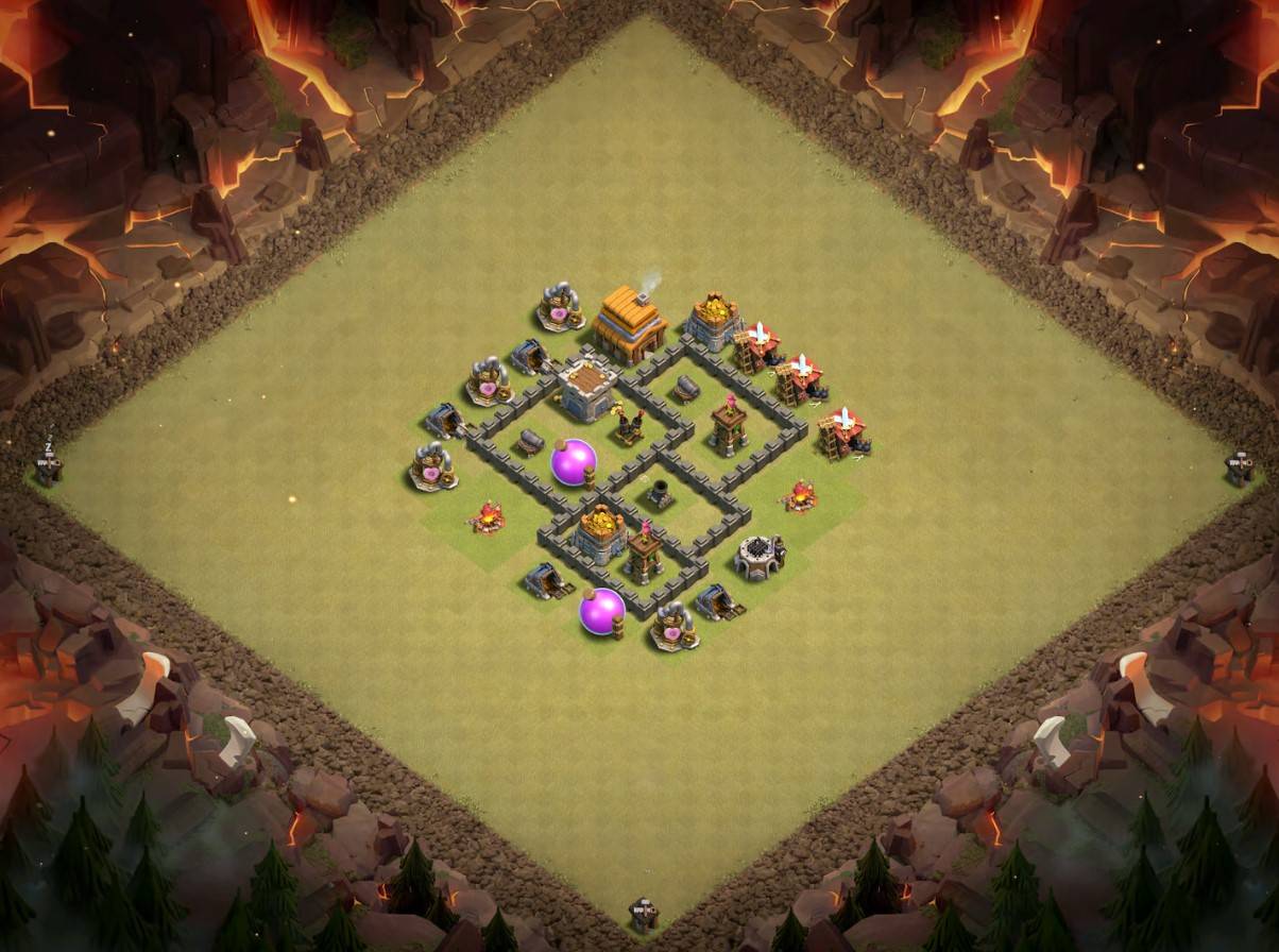 professional th4 war base