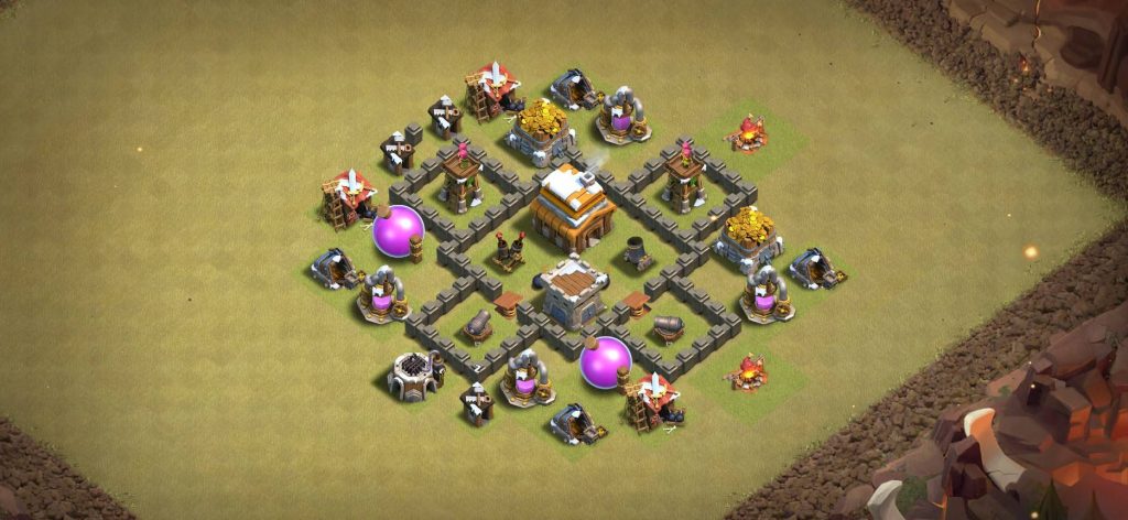 th4 town hall war base