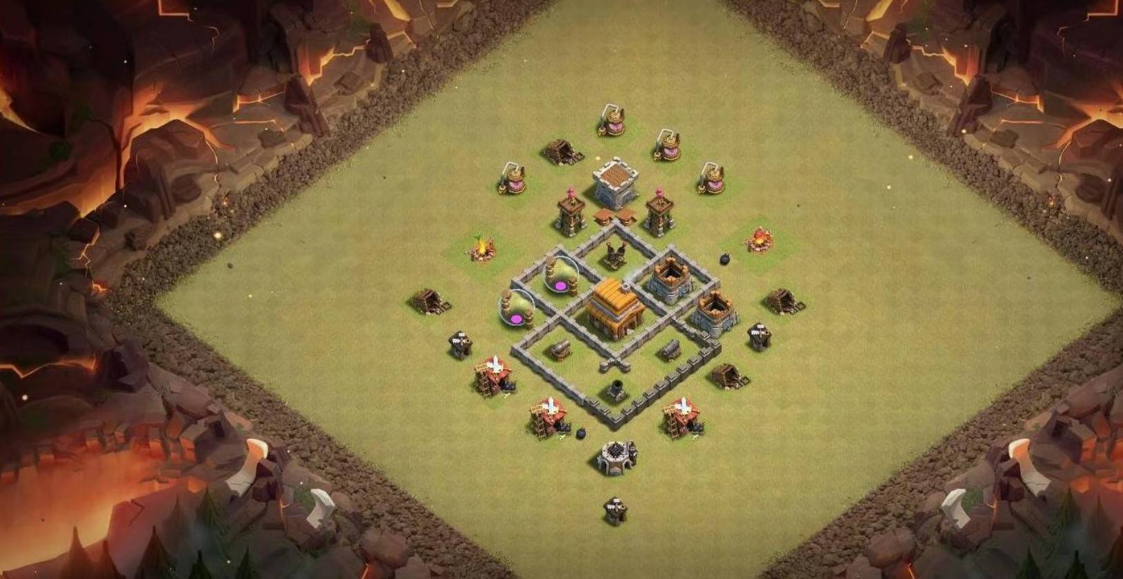 th4 trophy base spread out