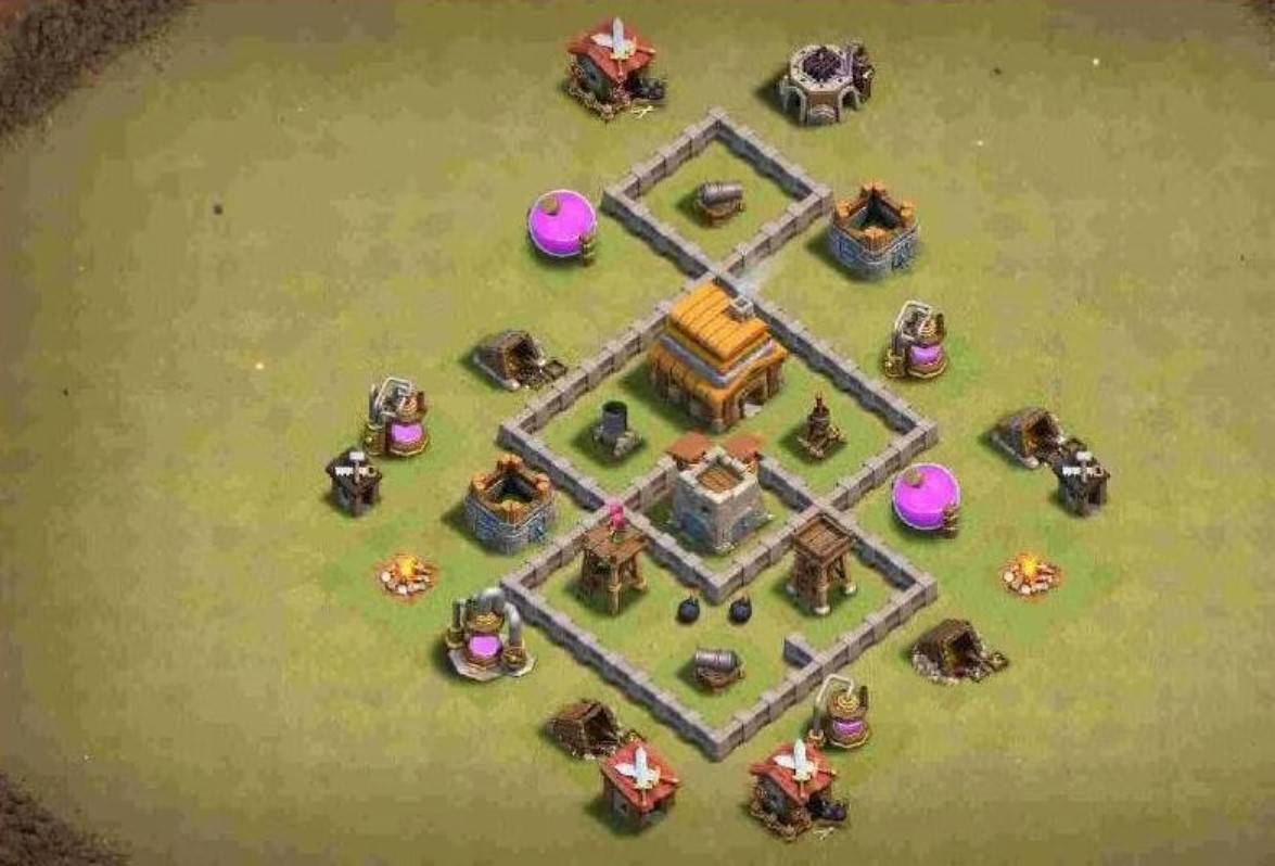 th4 war base anti 2 star