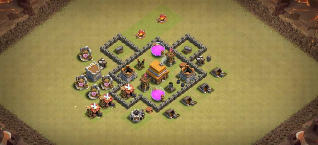 th4 war base best