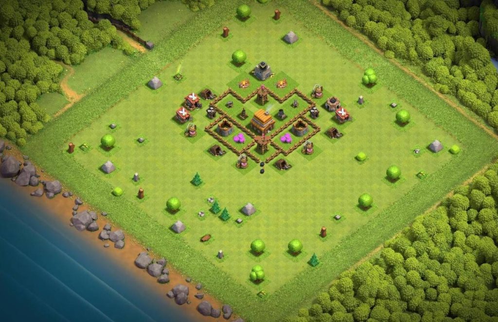 th4 war base coc