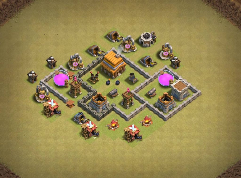 th4 war base puzzle