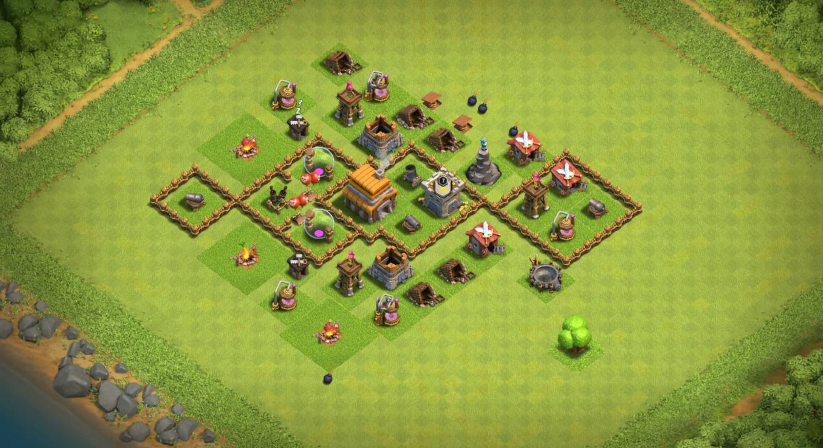 th5 trap hybrid base