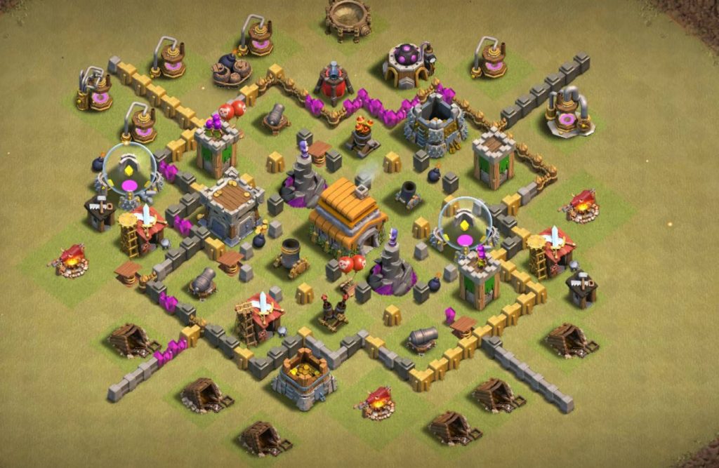 th6 trophy base anti air and ground