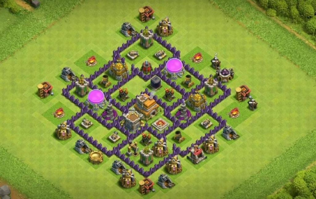 th7 trophy base anti air and ground