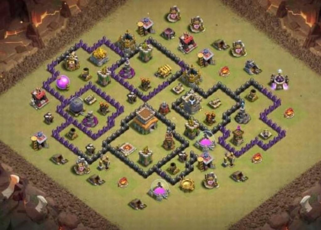 th8 trophy base clash of clans