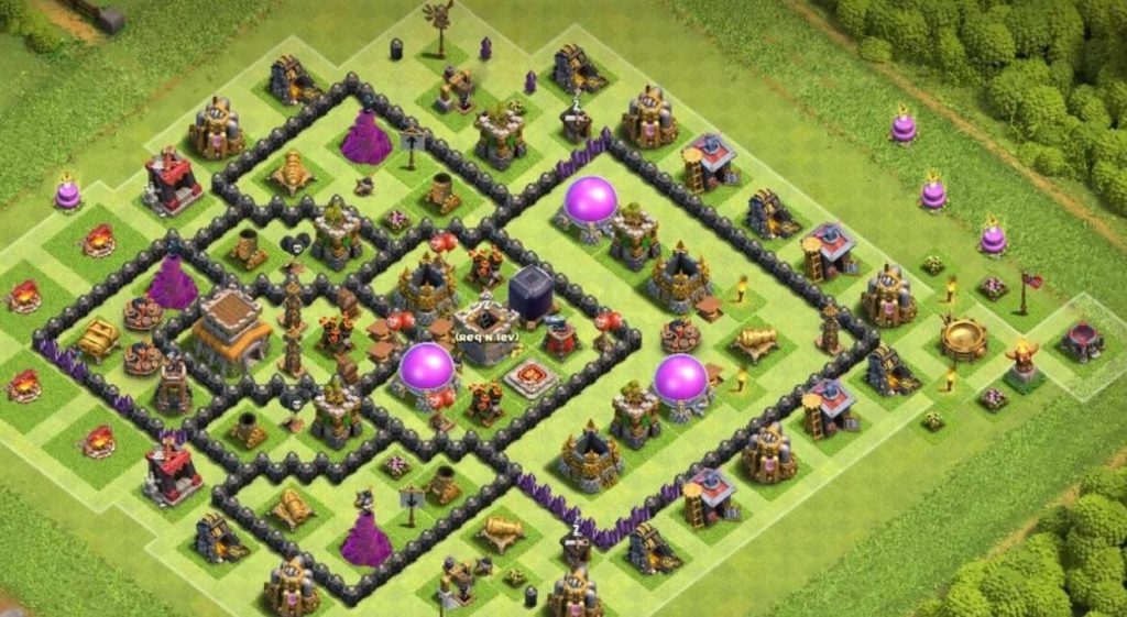 th8 war base layout with copy link