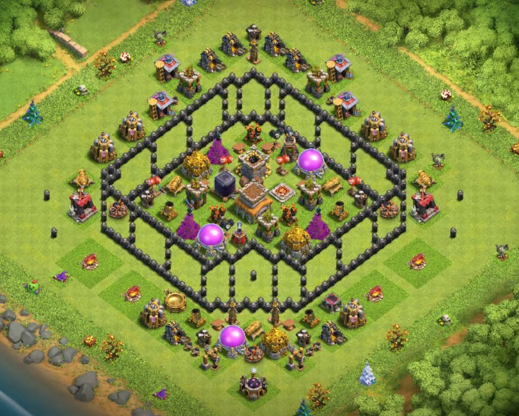 the best town hall 8 trophy base