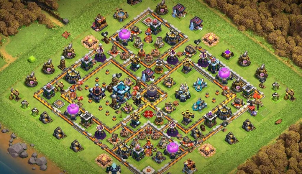 top th13 farming base anti 3 star