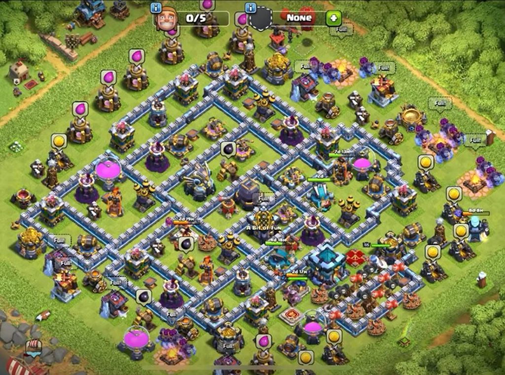 town hall 13 farming base links with hero pets