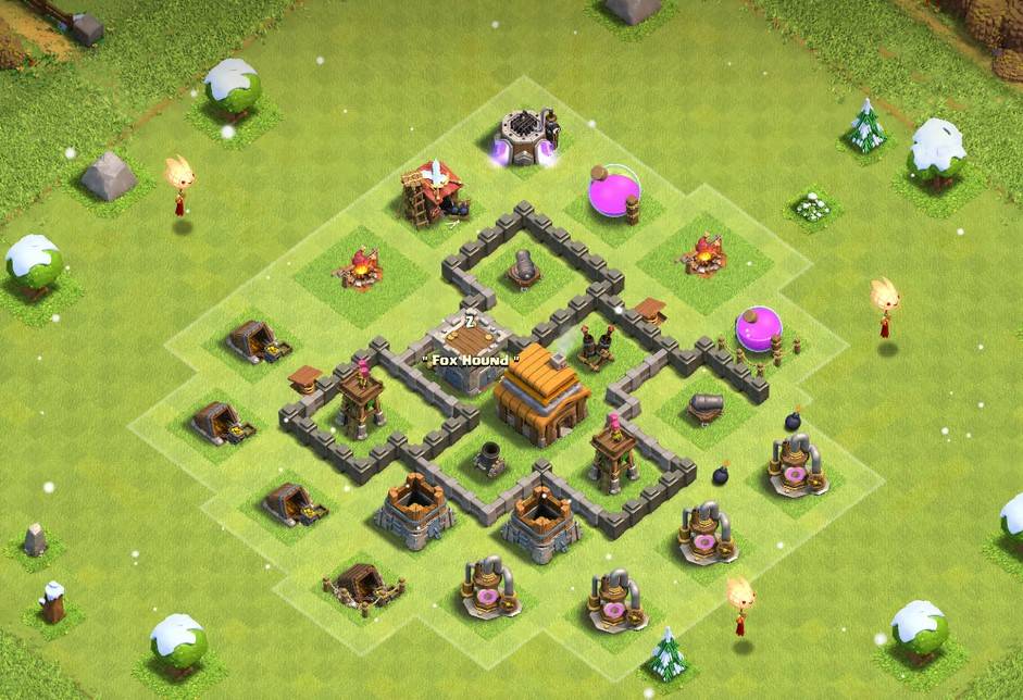 town hall 4 base copy link