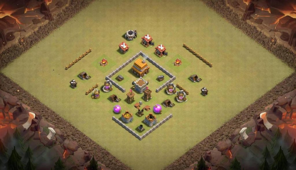 town hall 4 cwl base