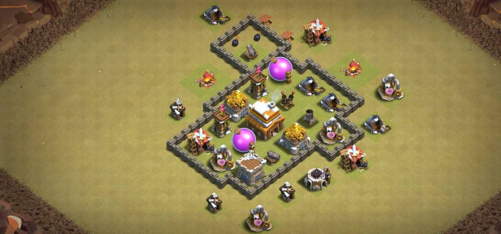 town hall 4 war esl base link