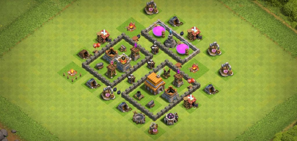 town hall 5 farming layout with download link