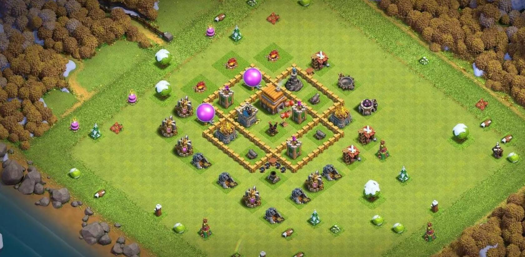 town hall 5 hybrid base layout link