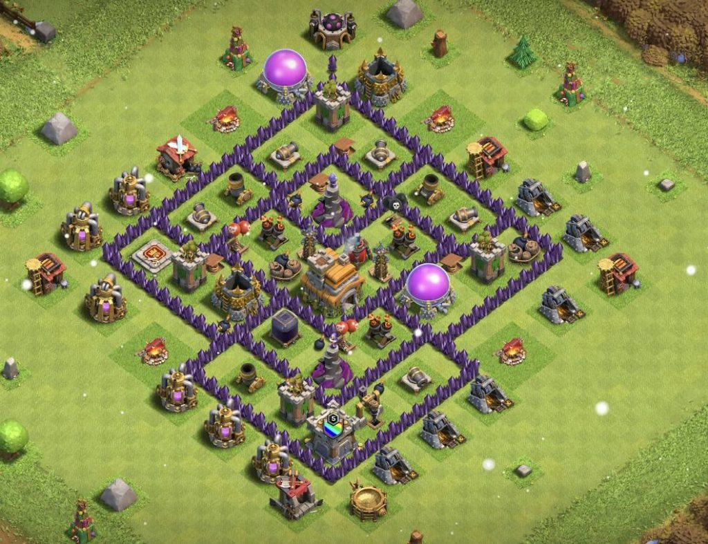town hall 7 trophy base link