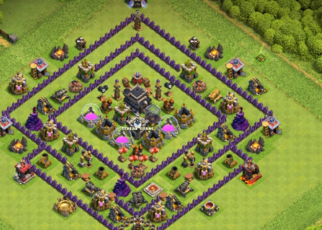 town hall 8 base link anti everything