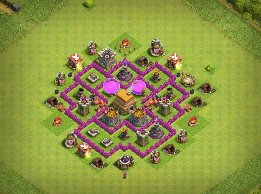 trophy pushing town hall 6 base copy link