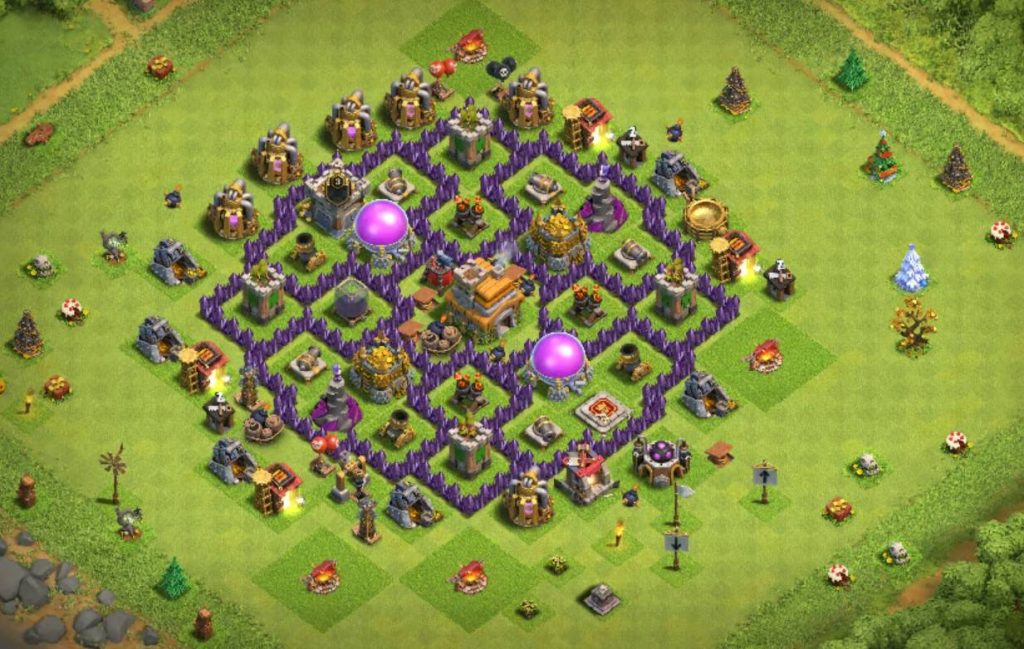 trophy pushing town hall 7 base clash of clans