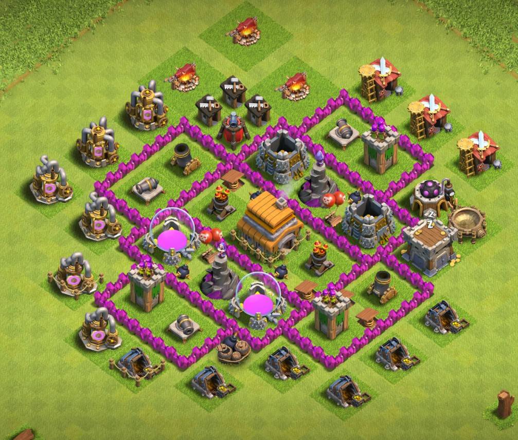 trophy town hall 6 base