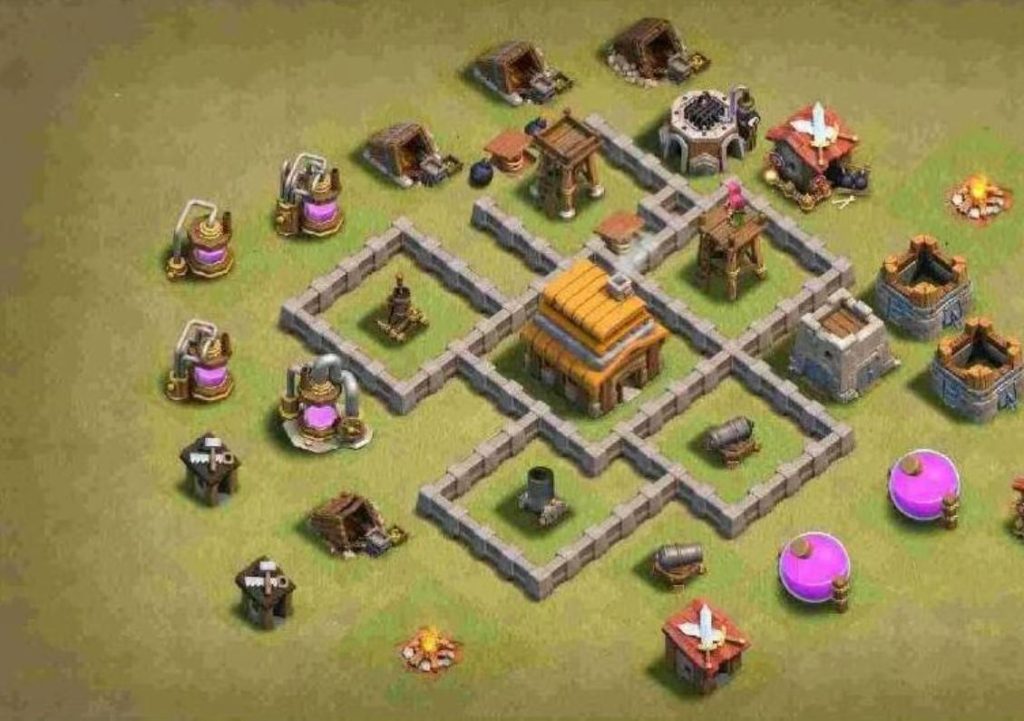 unbeatable th4 base war anti everything