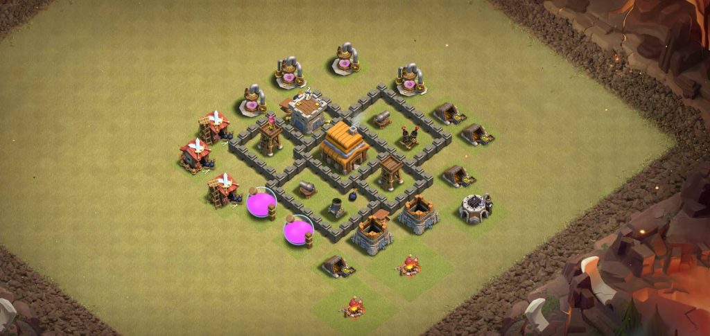 unbeatable th4 war base link