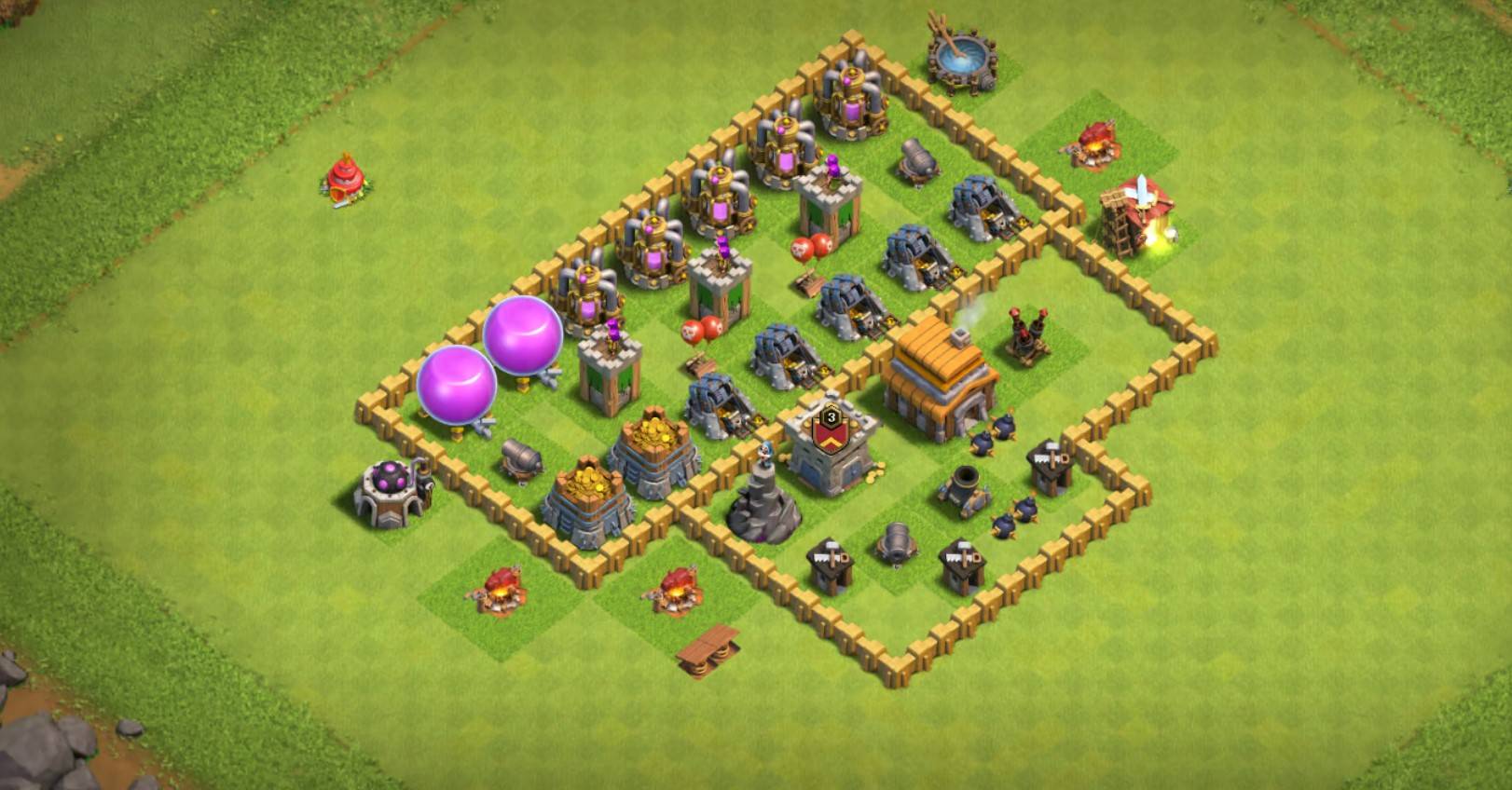 unbeatable th5 hybrid base with link