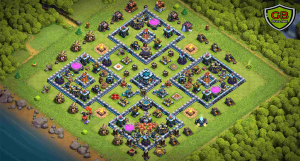 COC TH13 Hybrid Farming Base