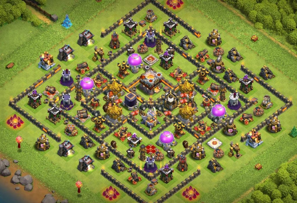 COC th11 farming Base Anti 2 Stars