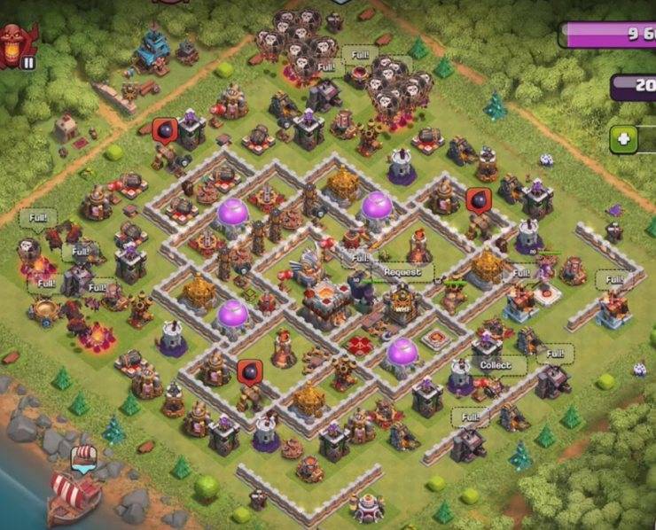 Clash of Clans Best th11 farming Base 2023