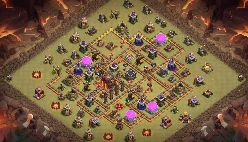 Clash of Clans th10 Trophy Base Layout Link